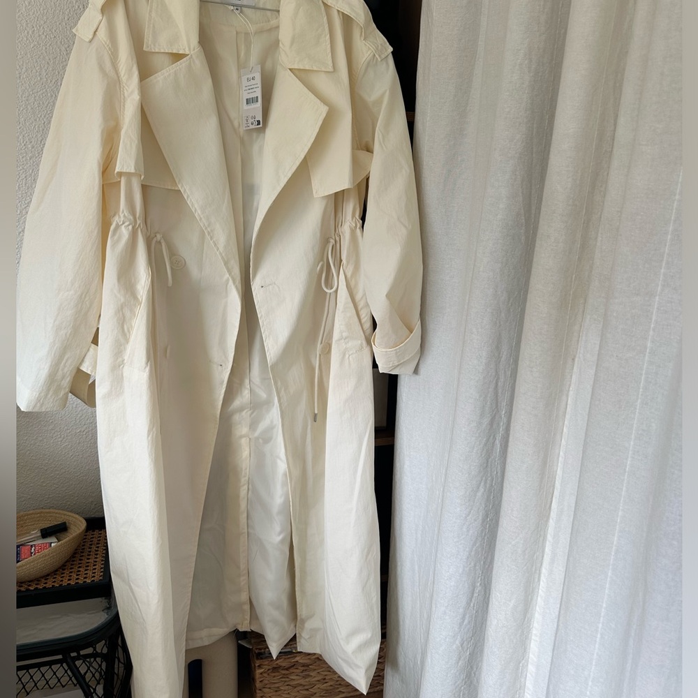 🔖 NWT NA-KD Oversized Nylon Trench 🔖 - Picture 6 of 12